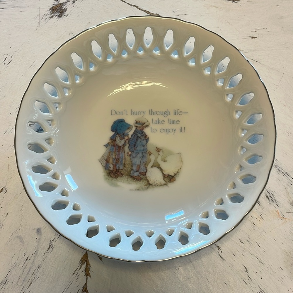 VINTAGE Holly Hobbie Bowl